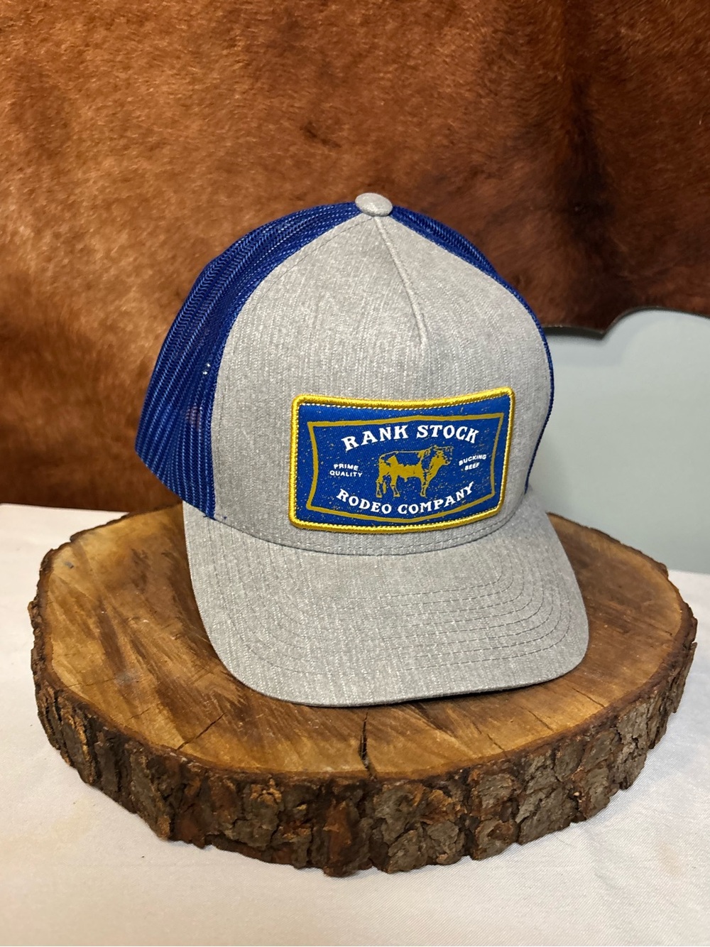 🤠 Rank Stock Rodeo Company Trucker Hat | Authentic Hooy Snapback | Western Ranch